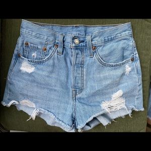 501 Levi’s High Rise Shorts
